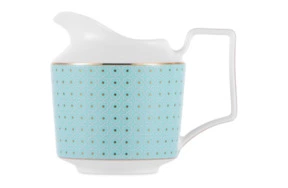 Молочник Decor de table Бирюза 280 мл, фарфор костяной