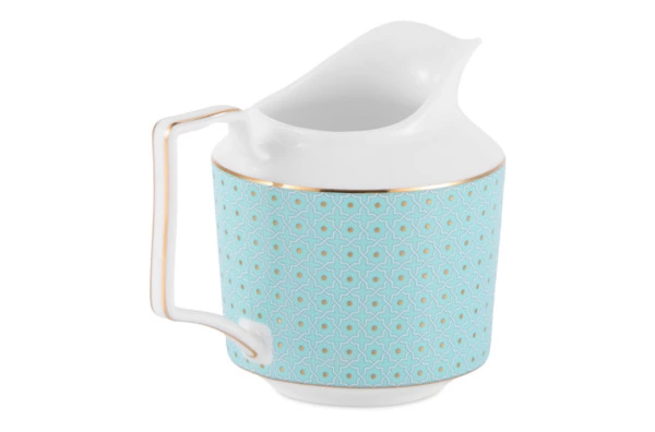 Молочник Decor de table Бирюза 280 мл, фарфор костяной