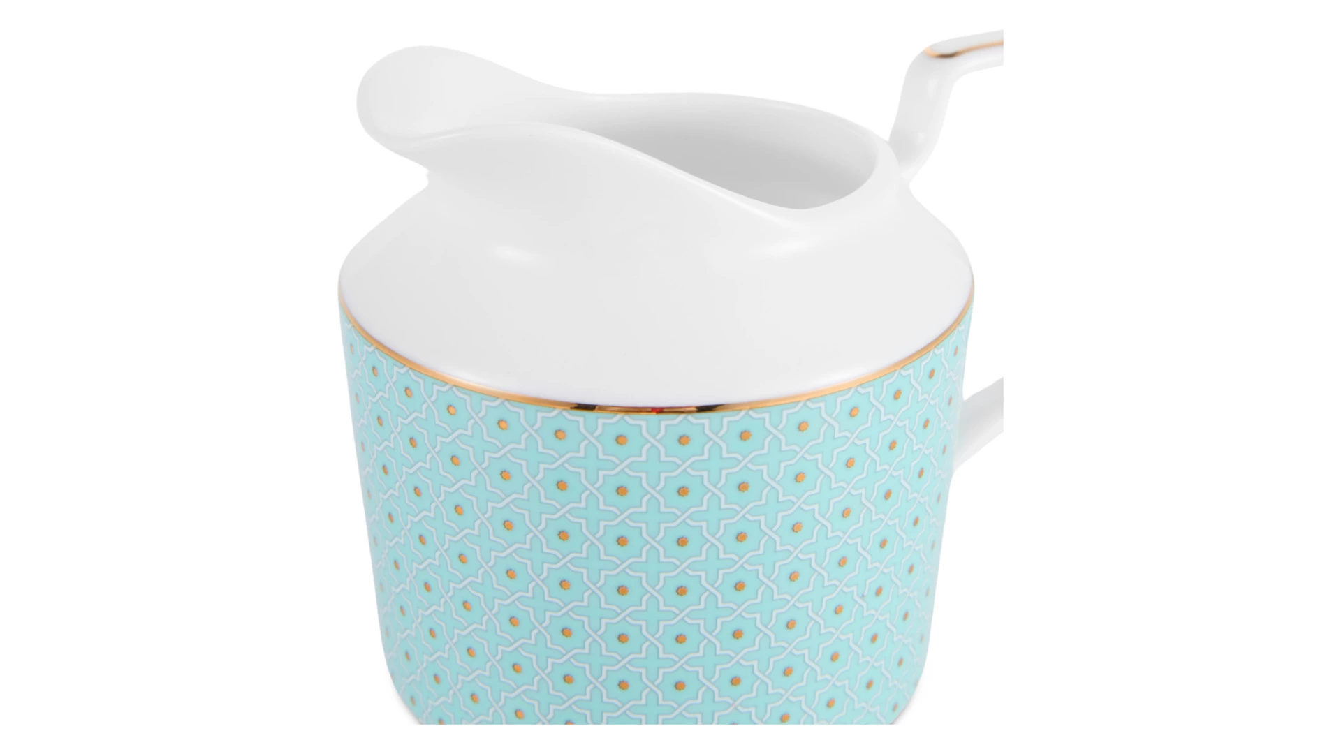 Молочник Decor de table Бирюза 280 мл, фарфор костяной