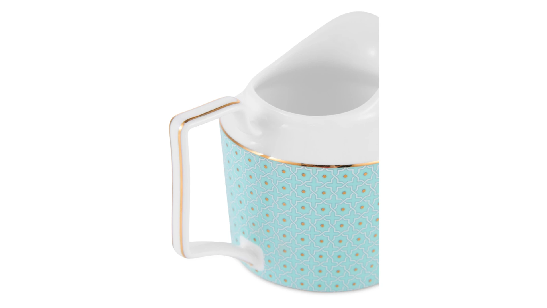 Молочник Decor de table Бирюза 280 мл, фарфор костяной