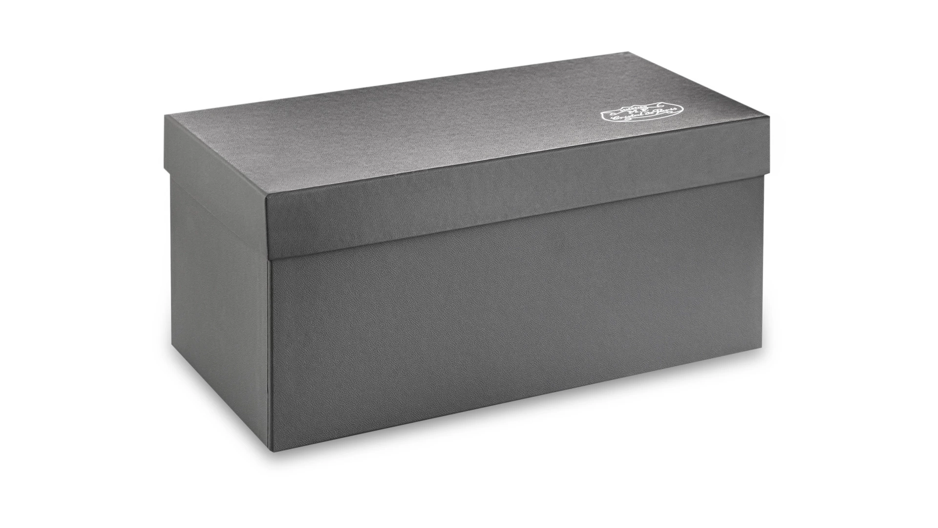 Конфетница с крышкой Cristal de Paris Каскад 15 см, h15 см, лиловая, ручка золотой бутон