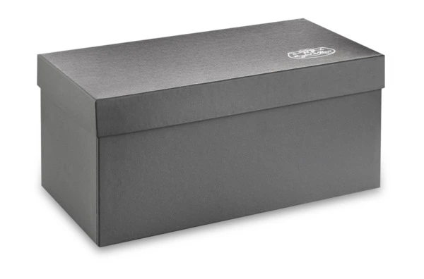 Конфетница с крышкой Cristal de Paris Каскад 15 см, h15 см, лиловая, ручка золотой бутон