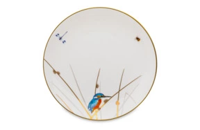 Тарелка закусочная William Edwards Рид 21 см, фарфор костяной