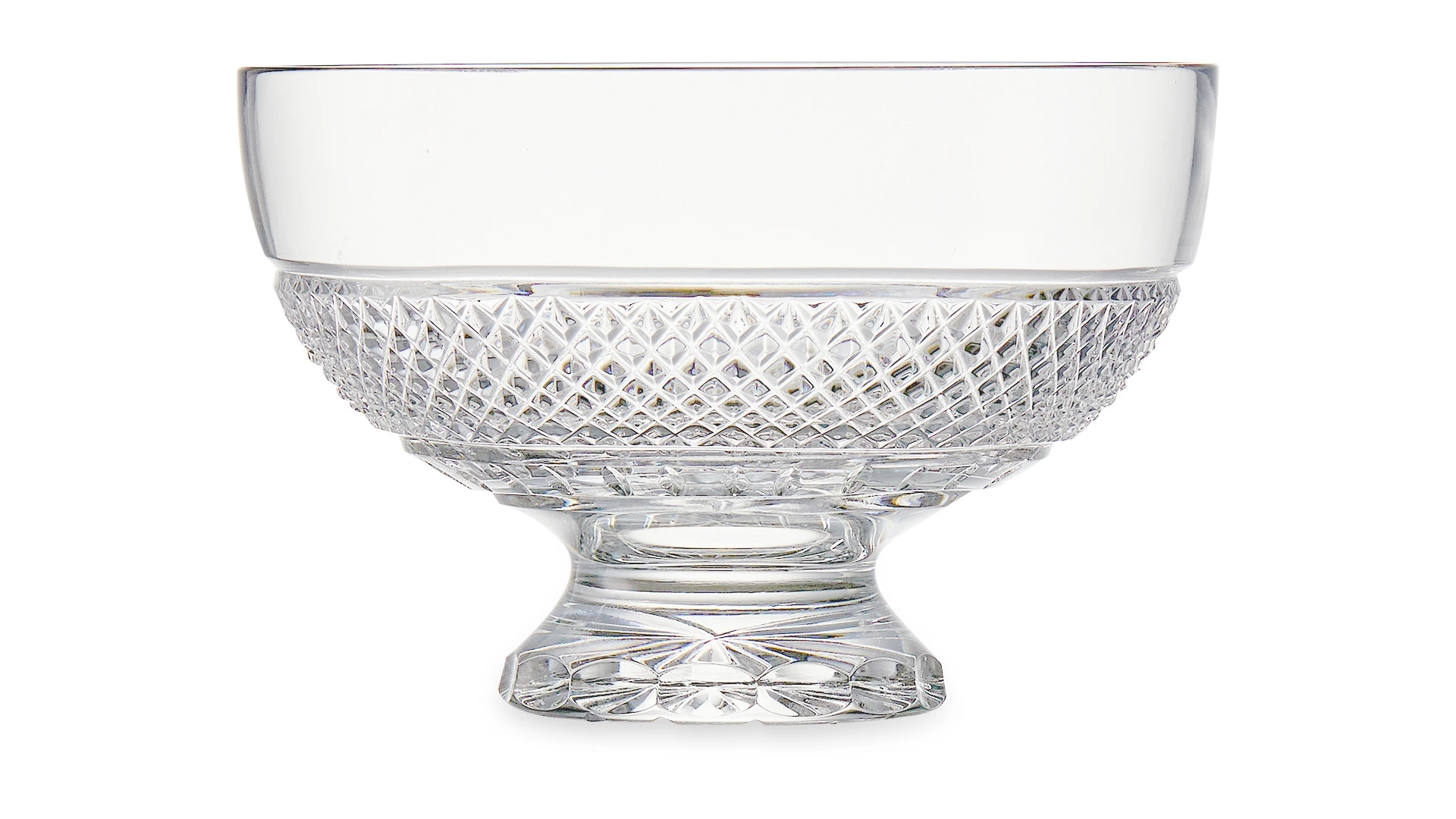 Ваза для фруктов Decor de table 16 см, хрусталь, прозрачная