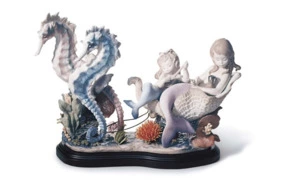 Фигурка Lladro Подводное путешествие 46х32 см, фарфор