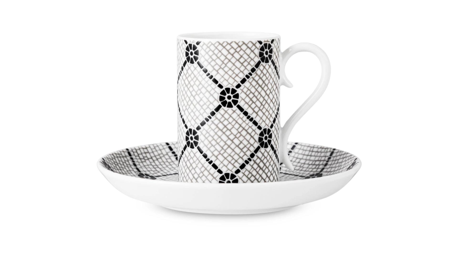 Набор чашек кофейных с блюдцами Vista Alegre Калсада 100 мл, 4 шт, фарфор