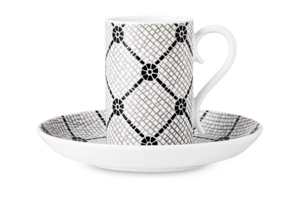 Набор чашек кофейных с блюдцами Vista Alegre Калсада 100 мл, 4 шт, фарфор