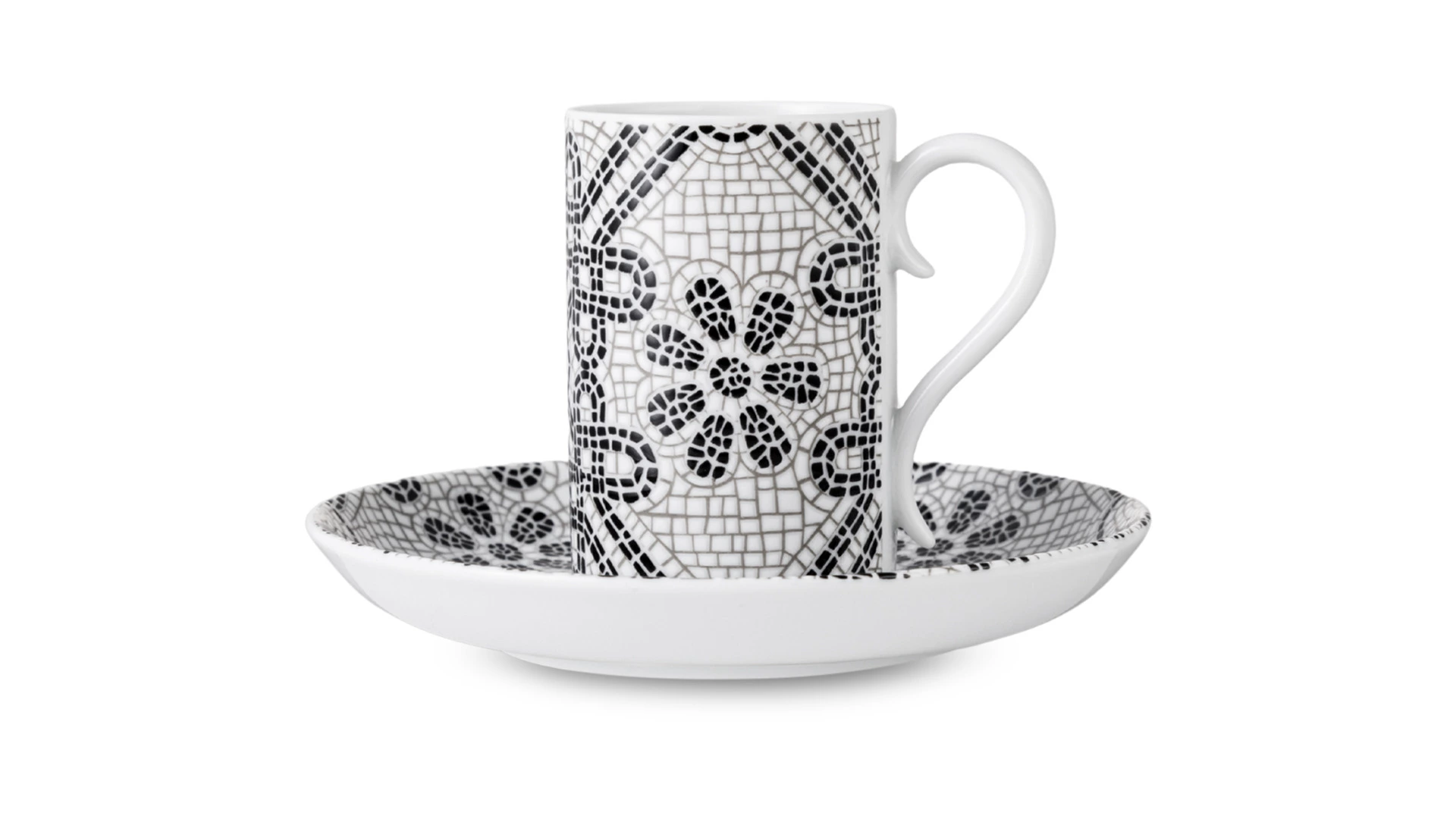 Набор чашек кофейных с блюдцами Vista Alegre Калсада 100 мл, 4 шт, фарфор