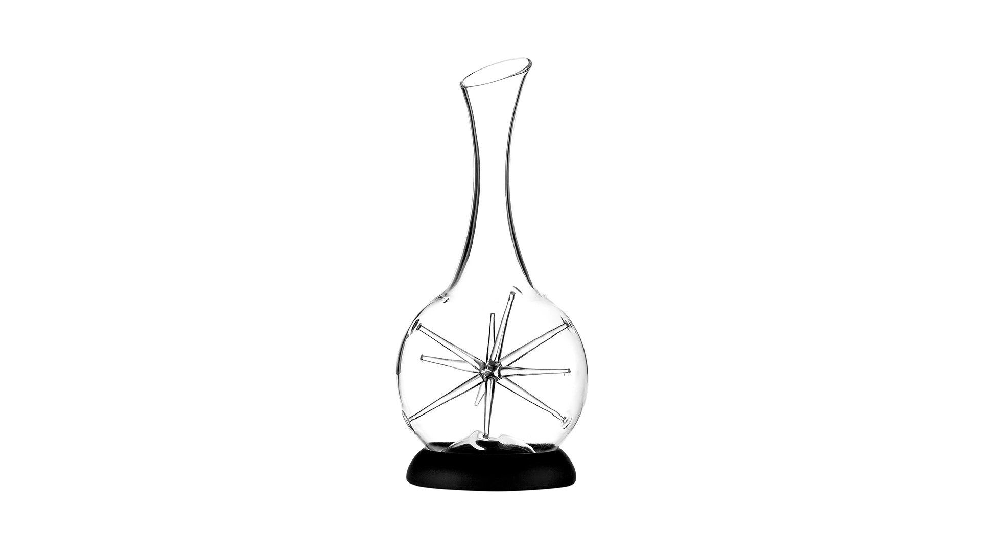 Декантер на подставке Zieher Star 1,8 л, Н34см, стекло, ручная работа