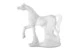 Фигурка Decor de Table Pate de Verre Cristal Лошадь 20 см, хрустальное тесто, белая, п/к