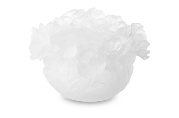 Конфетница Decor de table Анемон 17 см, хрустальное тесто, белая, п/к