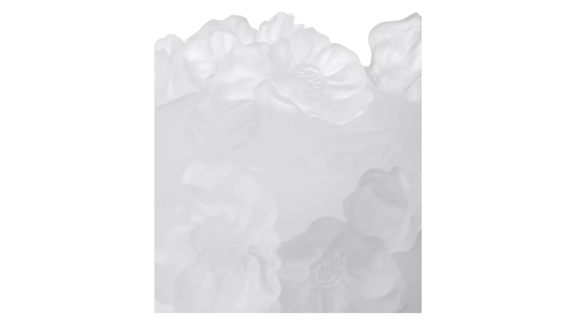 Конфетница Decor de table Анемон 17 см, хрустальное тесто, белая, п/к