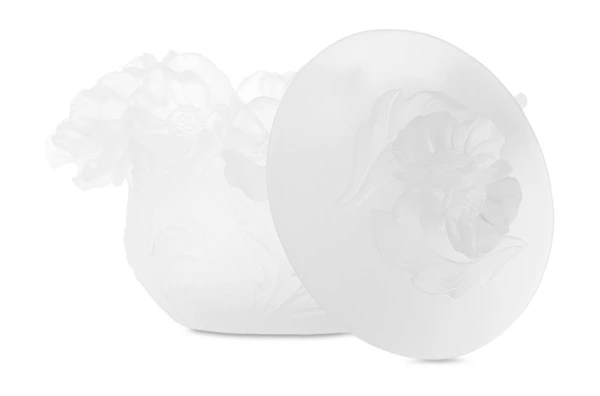 Конфетница Decor de table Анемон 17 см, хрустальное тесто, белая, п/к