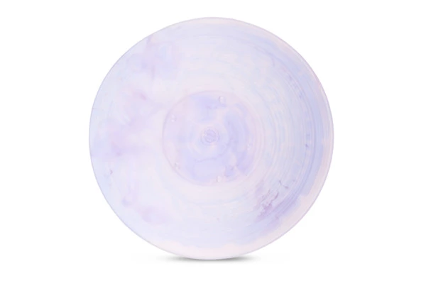 Блюдо Decor de Table Pate de Verre Cristal Орхидея 18 см, хрустальное тесто, фиолетовое, п/к