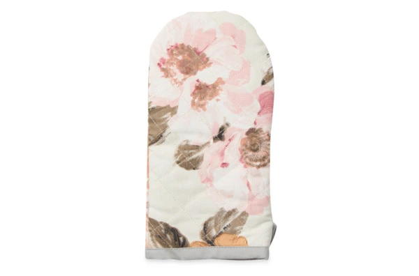 Варежка-прихватка Не в сервант Крупный Цветок, хлопок, разноцветный