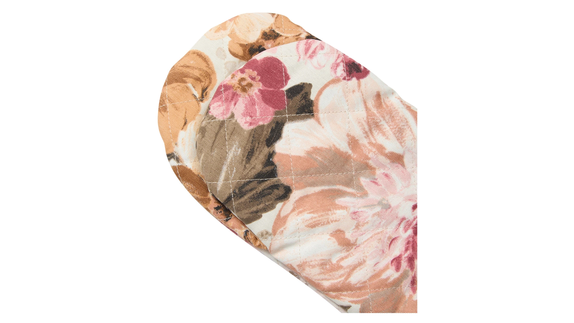 Варежка-прихватка Не в сервант Крупный Цветок, хлопок, разноцветный