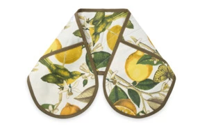 Прихватка двойная Не в сервант Лимоны, хлопок, разноцветный