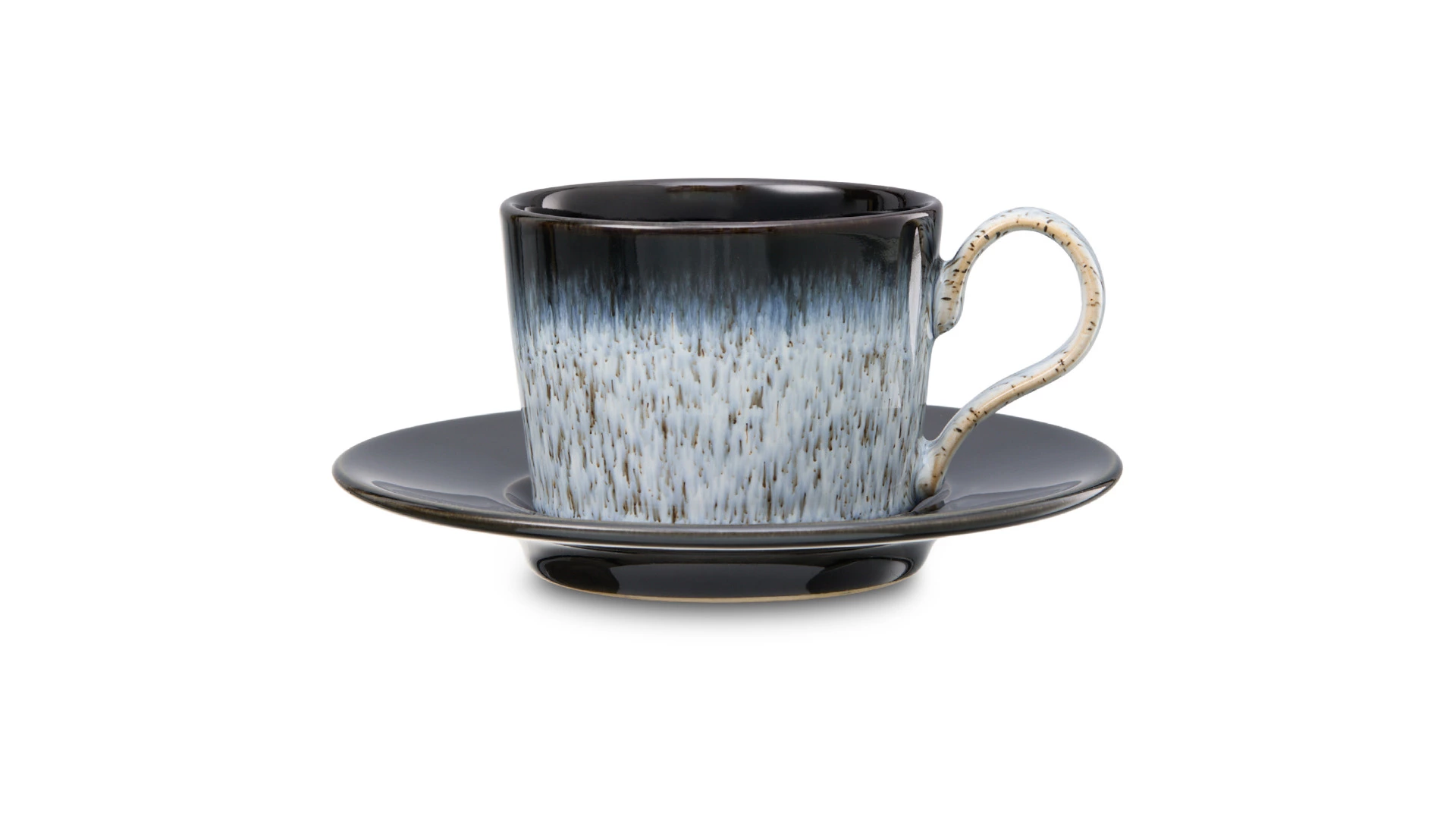 Чашка чайная с блюдцем Denby Гало 260 мл, керамика жаропрочная