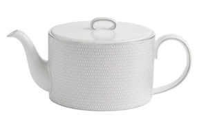 Чайник заварочный Wedgwood Джио Платинум 940 мл, фарфор костяной