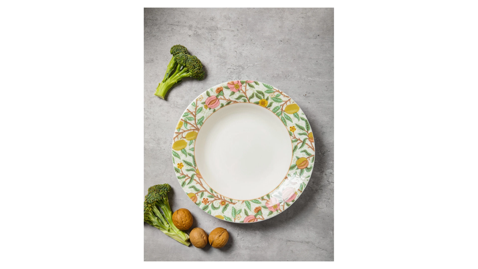 Тарелка для пасты Spode Моррис и Ко Фрукты 26 см, керамика