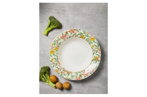 Тарелка для пасты Spode Моррис и Ко Фрукты 26 см, керамика