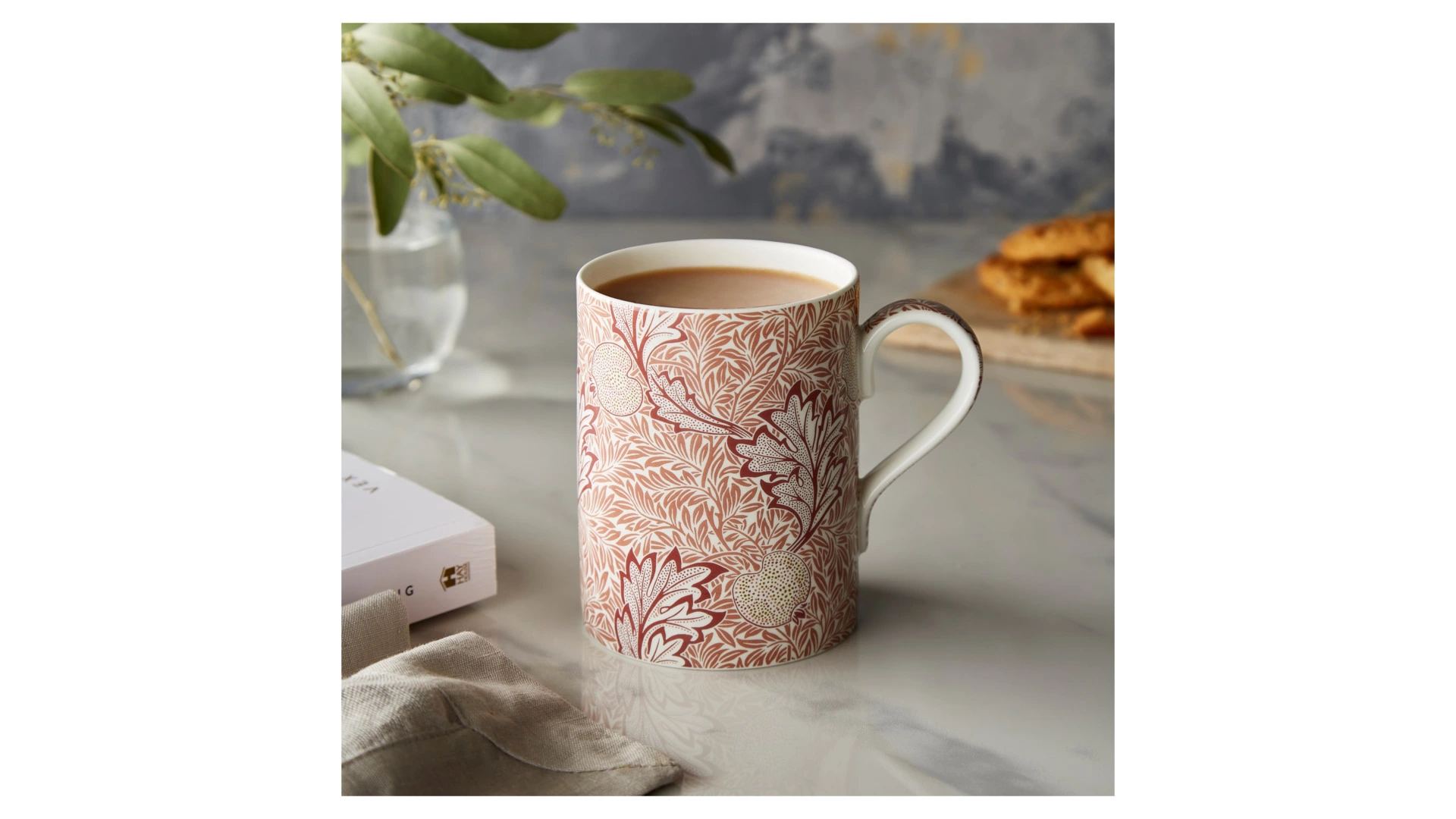 Кружка Spode Моррис и Ко Яблочное безумие 340 мл, фарфор костяной