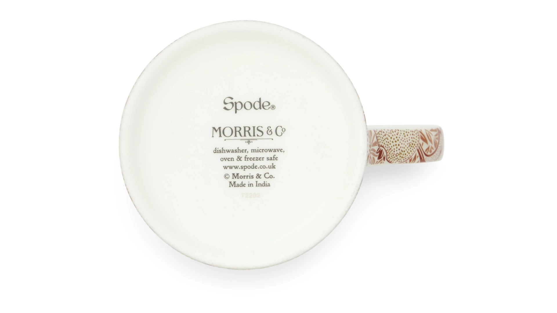 Кружка Spode Моррис и Ко Яблочное безумие 340 мл, фарфор костяной