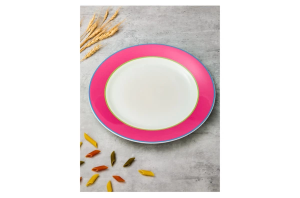 Тарелка обеденная Spode Кит Кемп Калипсо 29 см, фарфор костяной, розовый