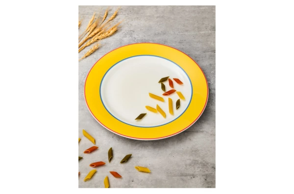 Тарелка обеденная Spode Кит Кемп Калипсо 29 см, фарфор костяной, желтый