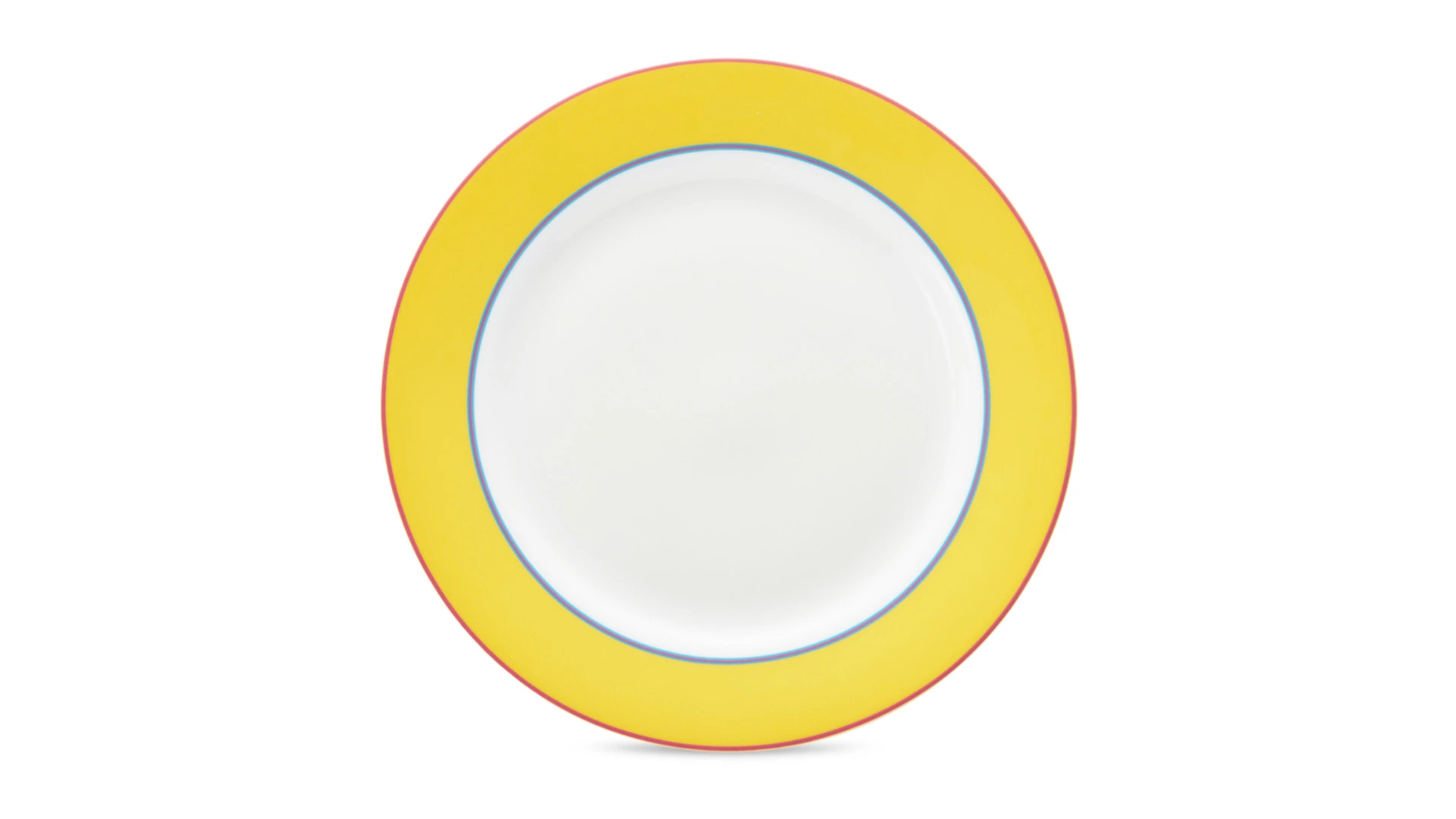 Тарелка закусочная Spode Кит Кемп Калипсо 24 см, фарфор костяной, желтый