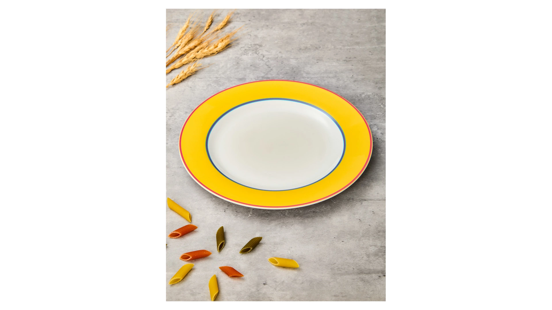 Тарелка закусочная Spode Кит Кемп Калипсо 24 см, фарфор костяной, желтый