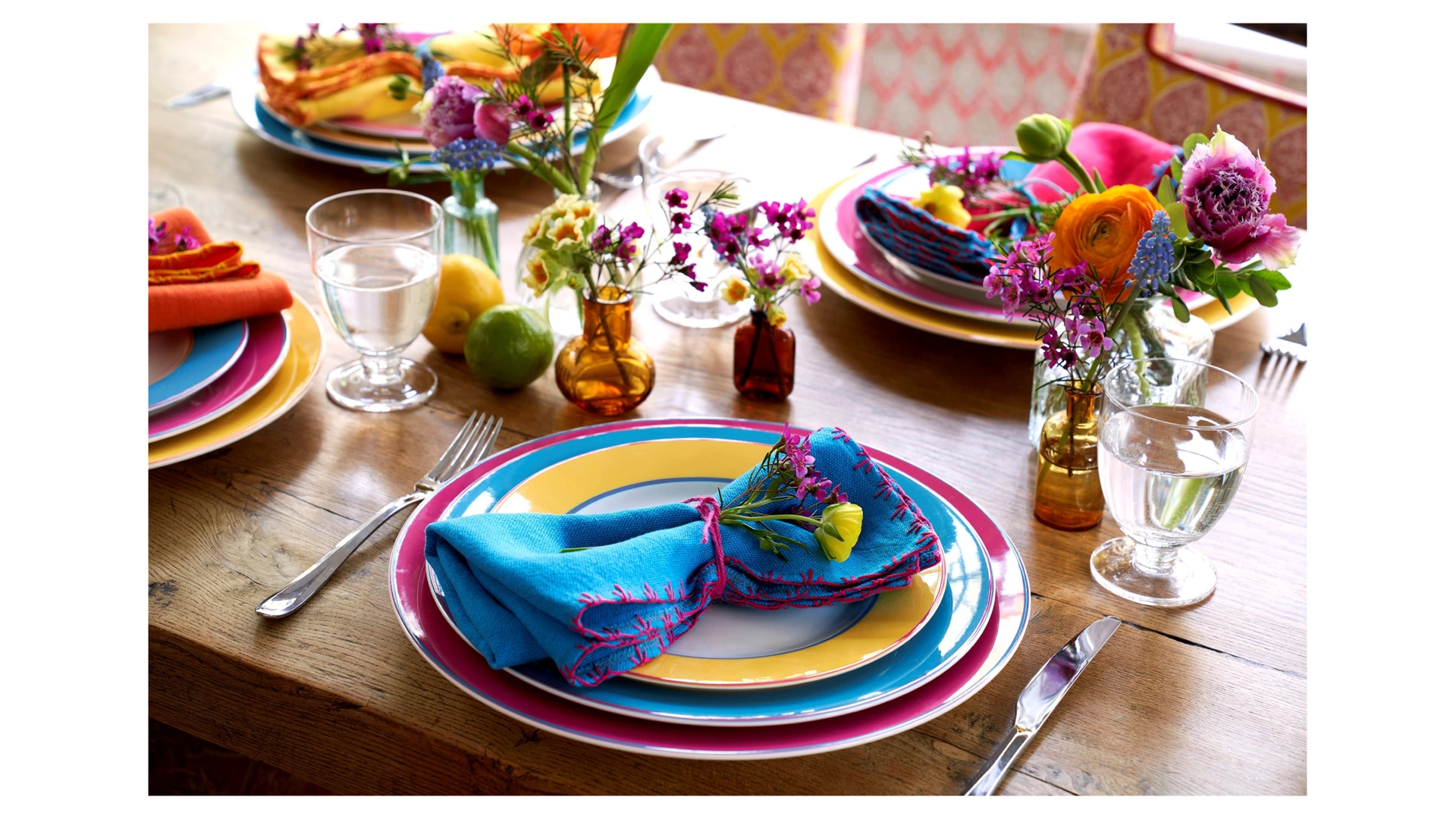 Тарелка закусочная Spode Кит Кемп Калипсо 24 см, фарфор костяной, желтый