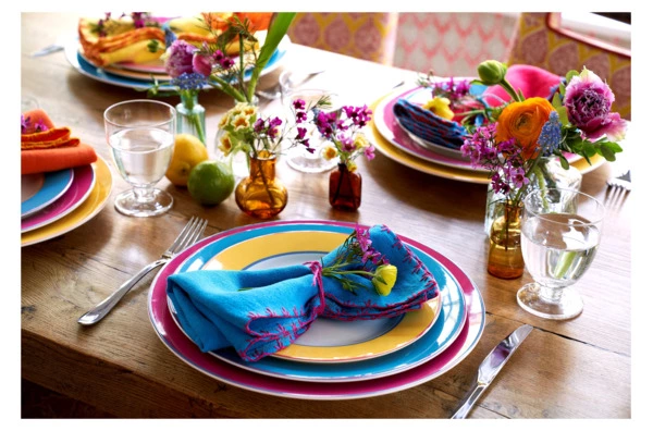 Тарелка закусочная Spode Кит Кемп Калипсо 24 см, фарфор костяной, желтый