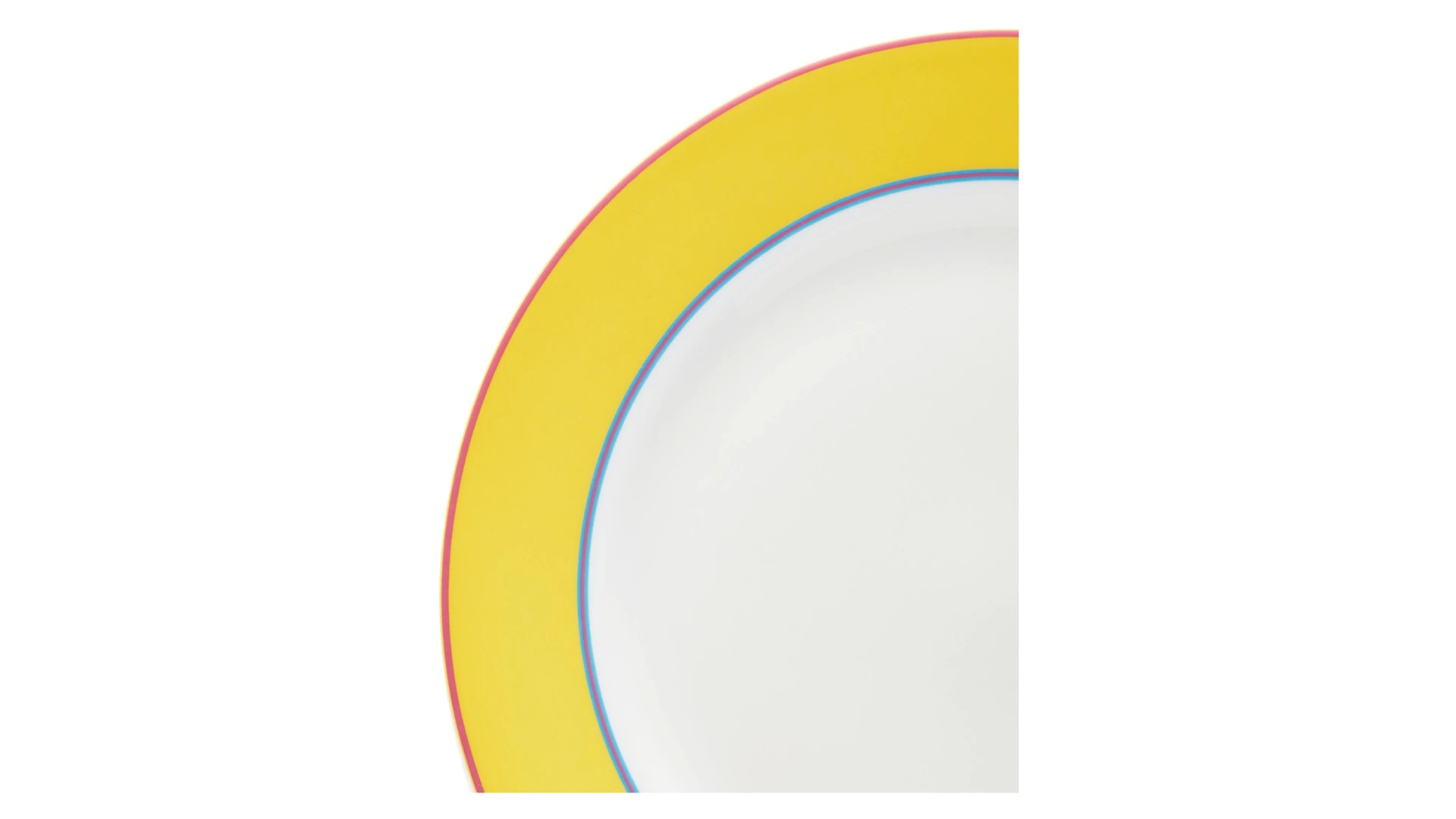 Тарелка закусочная Spode Кит Кемп Калипсо 24 см, фарфор костяной, желтый