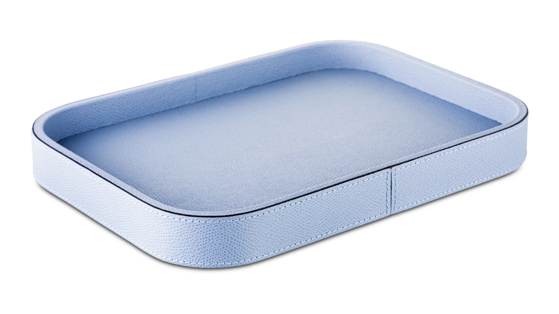 Поднос прямоугольный Giobagnara Поло 27,5х20,5 см, кожа натуральная, кожа натуральная, лиловый