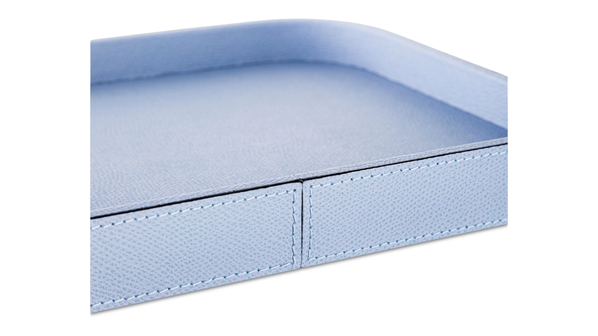 Поднос прямоугольный Giobagnara Поло 27,5х20,5 см, кожа натуральная, кожа натуральная, лиловый