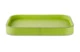 Поднос прямоугольный Giobagnara Поло 27,5х20,5 см, кожа натуральная, салатовый
