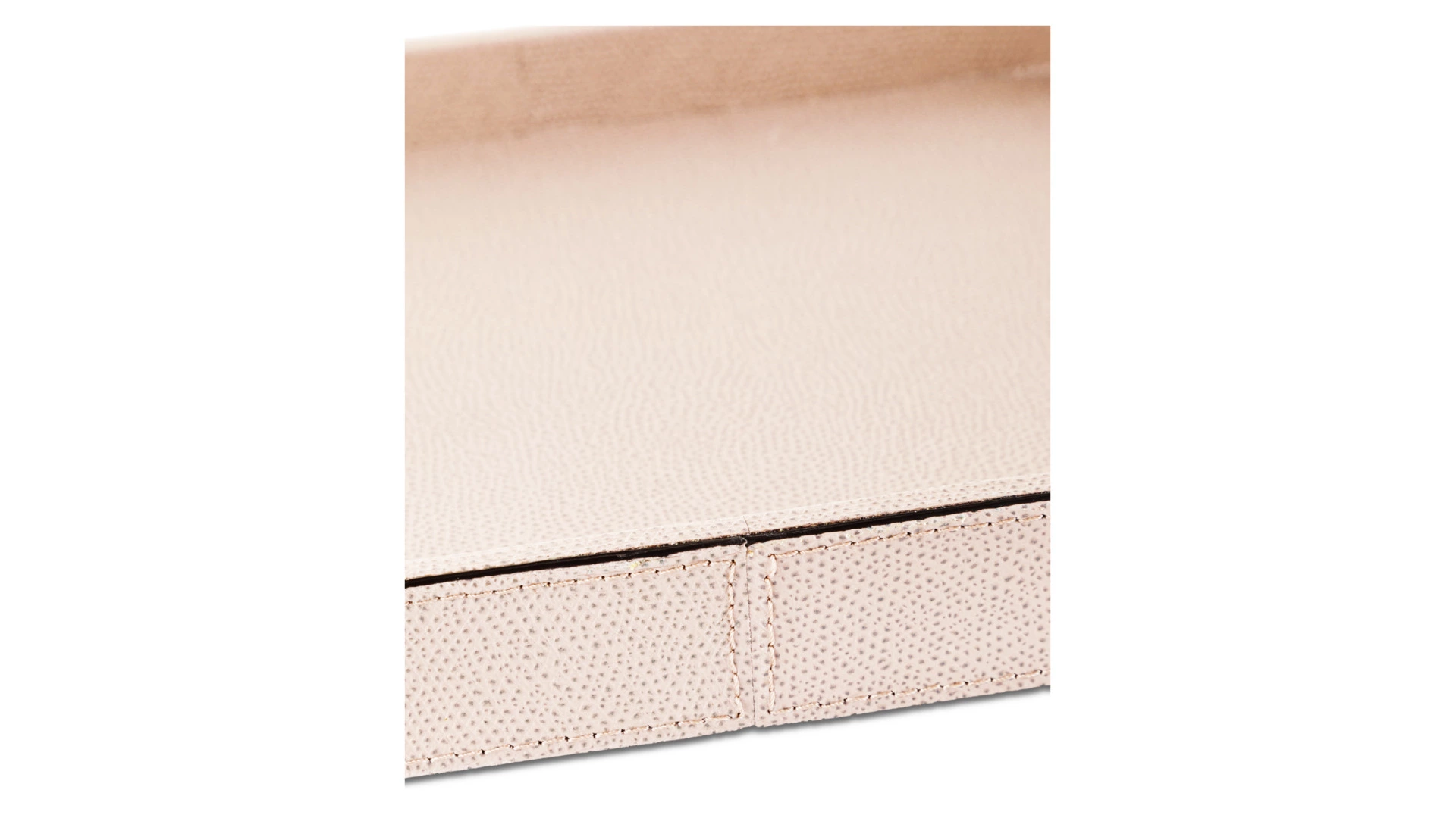 Поднос прямоугольный Giobagnara Поло 27,5х20,5 см, кожа натуральная, коричневый