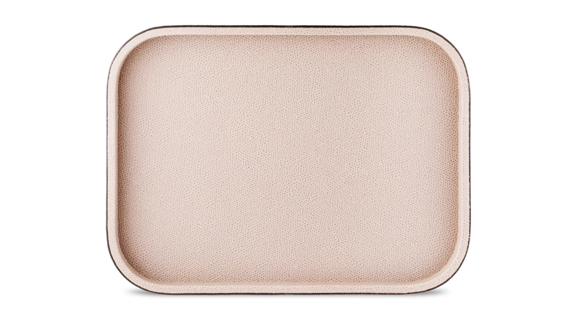 Поднос прямоугольный Giobagnara Поло 27,5х20,5 см, кожа натуральная, коричневый