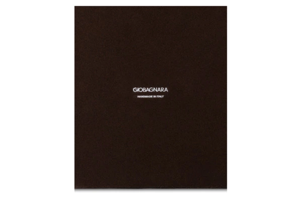 Поднос прямоугольный Giobagnara Поло 27,5х20,5 см, кожа натуральная, коричневый