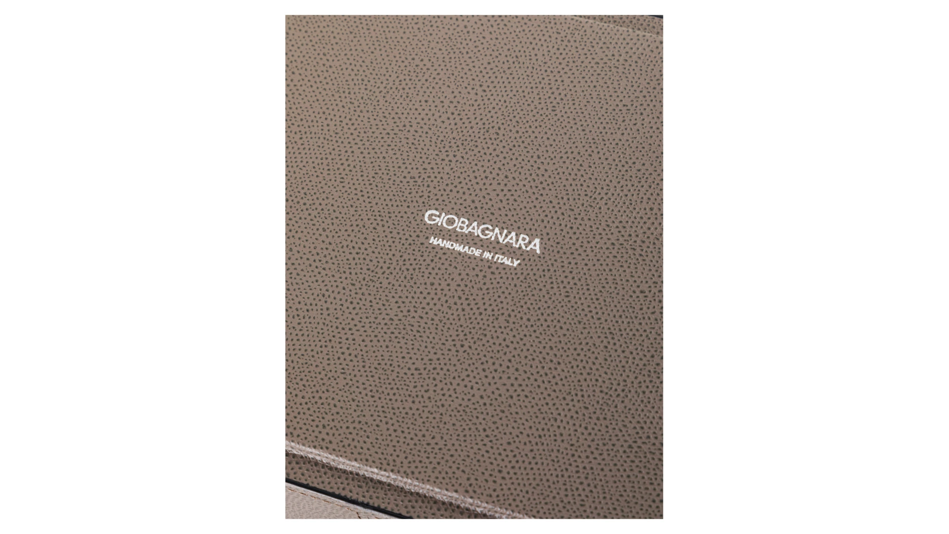 Поднос прямоугольный Giobagnara Поло 23,5х17,5х5,5 см, кожа натуральная, дымчатый