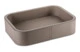 Поднос прямоугольный Giobagnara Поло 23,5х17,5х5,5 см, кожа натуральная, дымчатый