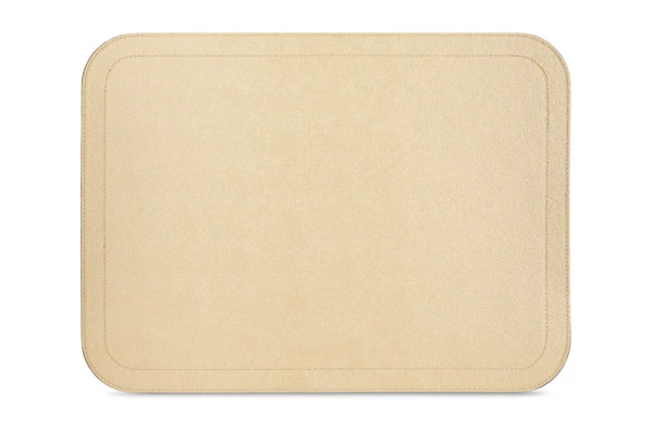 Салфетка подстановочная прямоугольная Giobagnara Ванни  46х34 см, кожа натуральная, шампань