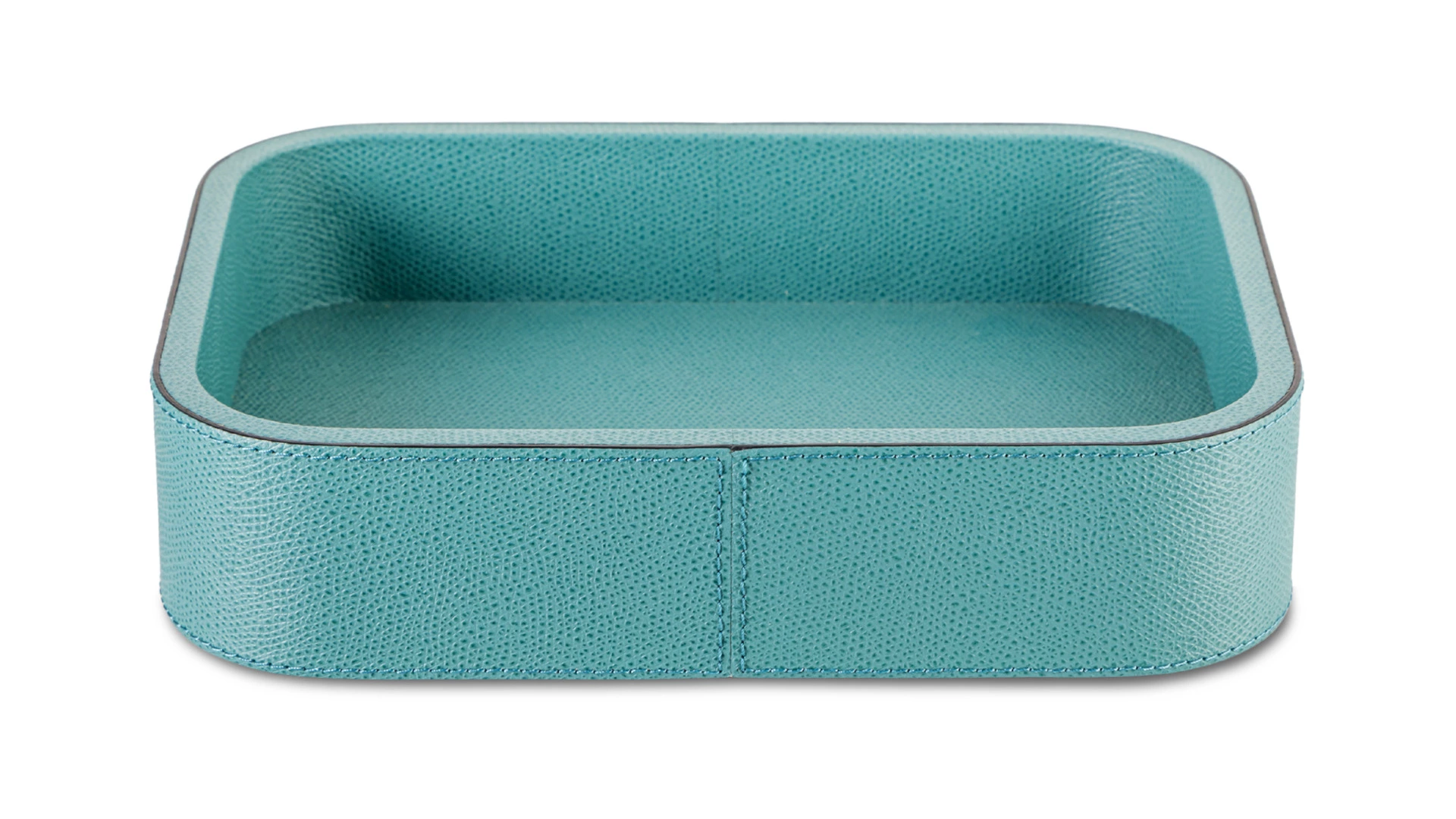 Поднос прямоугольный Giobagnara Поло 23,5х17,5х5,5 см, кожа натуральная, гватемала