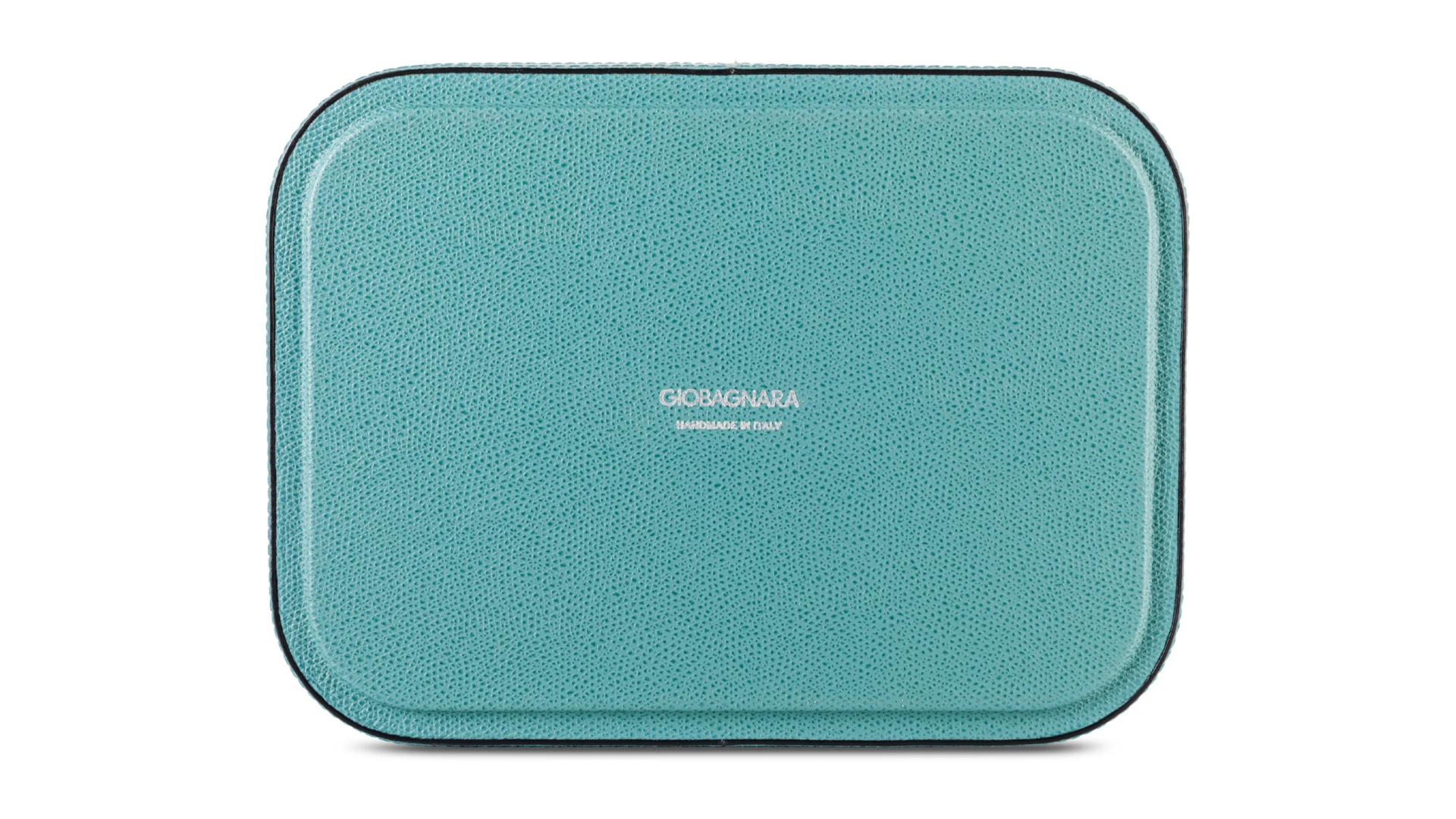 Поднос прямоугольный Giobagnara Поло 23,5х17,5х5,5 см, кожа натуральная, гватемала