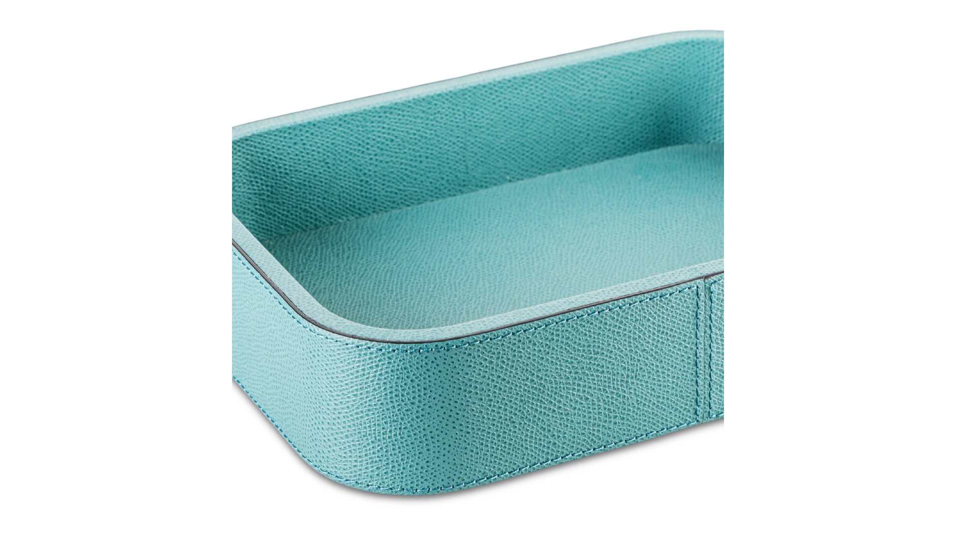 Поднос прямоугольный Giobagnara Поло 23,5х17,5х5,5 см, кожа натуральная, гватемала