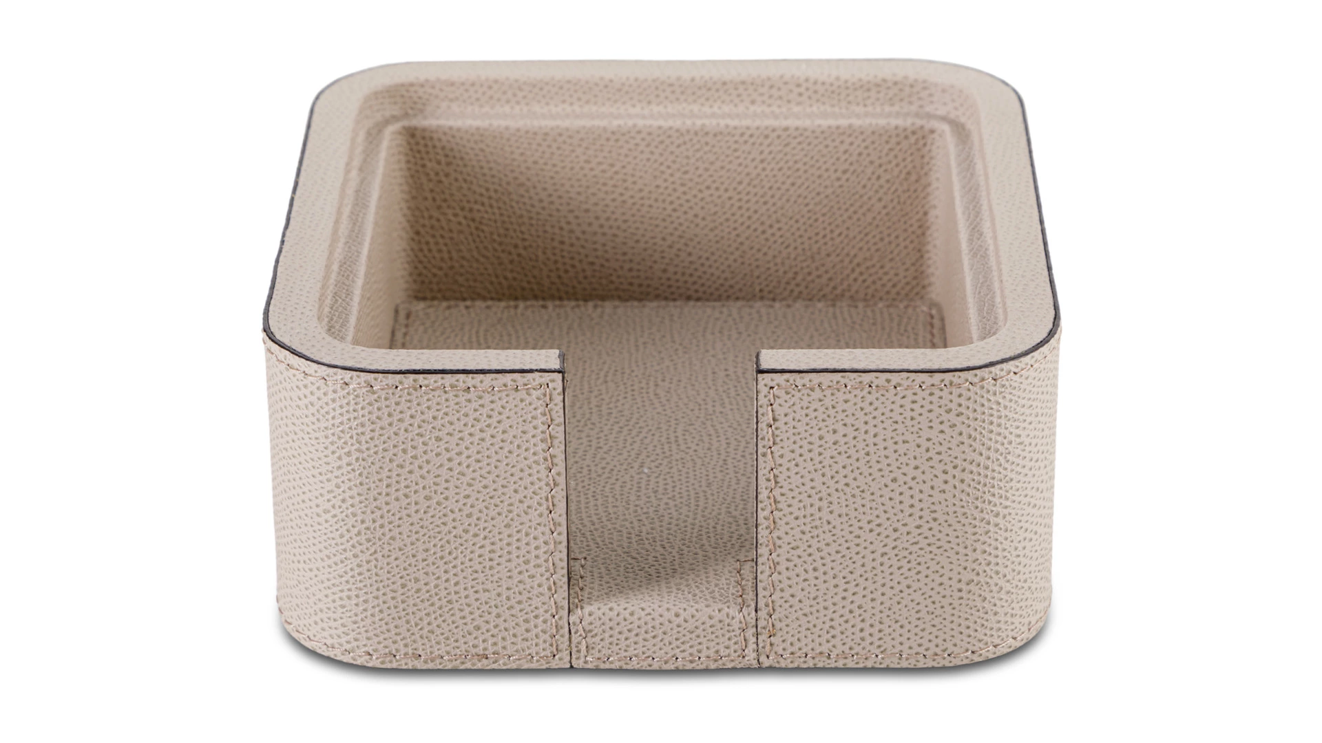 Подставка для бумажного блока Giobagnara Поло 14,5х14,5 см, кожа натуральная, каменный