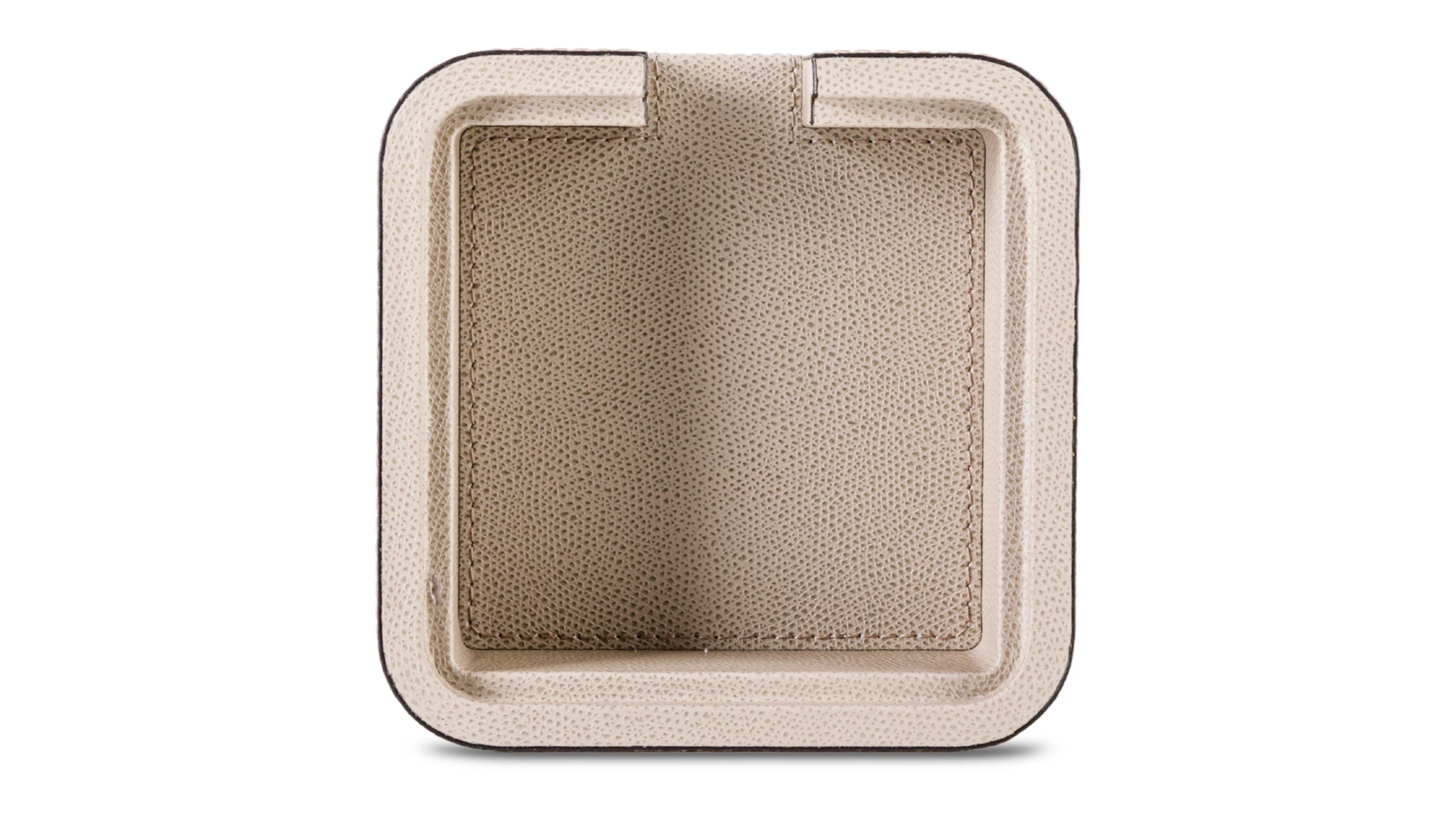 Подставка для бумажного блока Giobagnara Поло 14,5х14,5 см, кожа натуральная, каменный