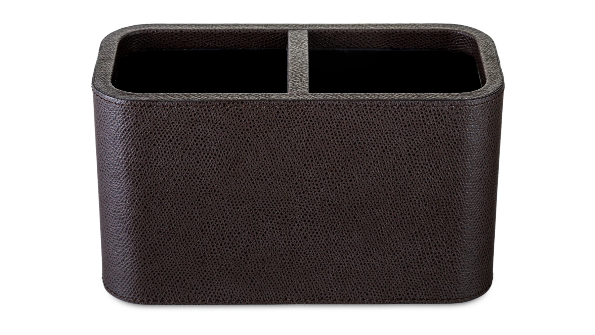 Подставка для канцелярских принадлежностей Giobagnara Поло 19,5х9 см, кожа натуральная, мокко