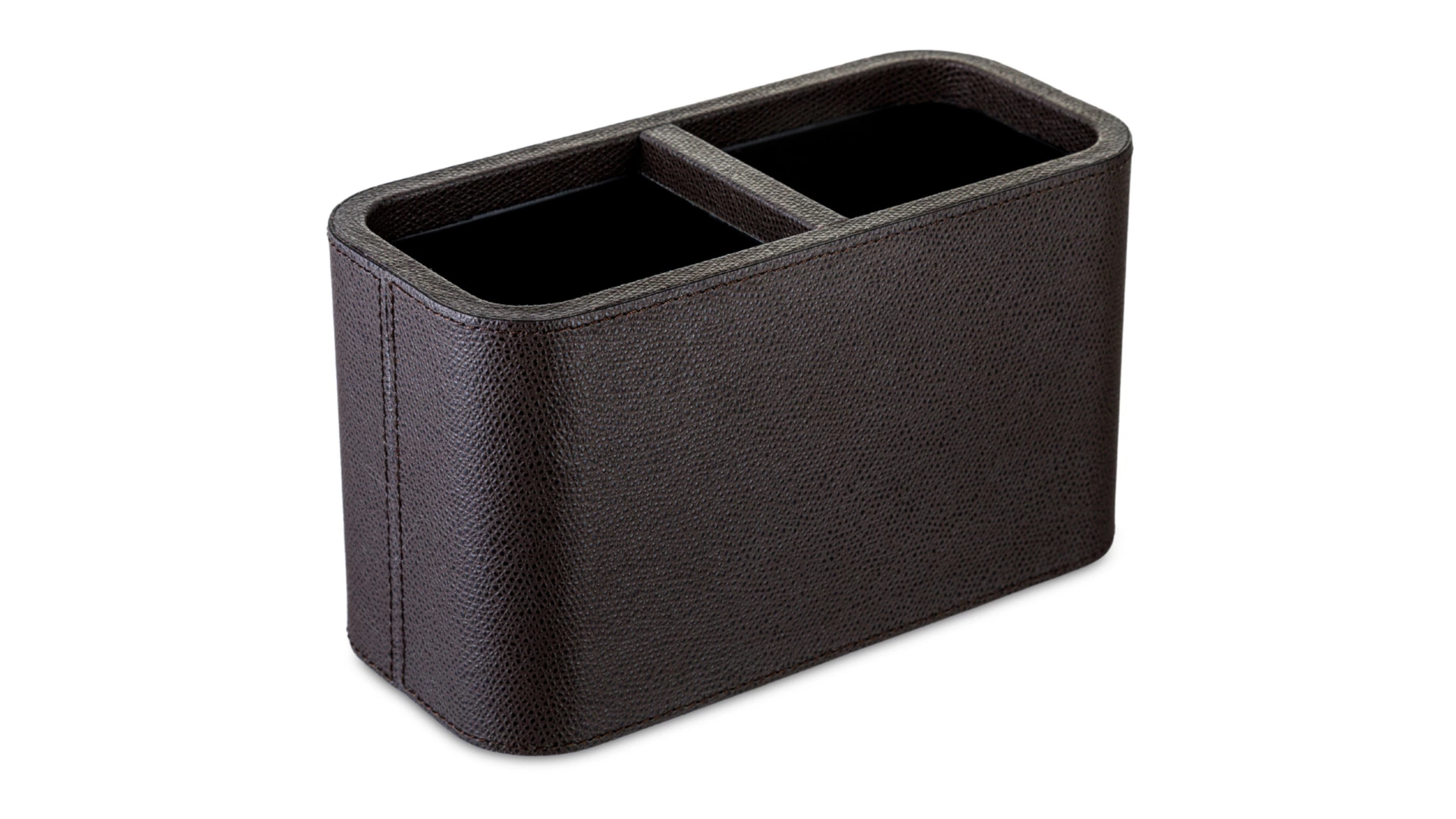 Подставка для канцелярских принадлежностей Giobagnara Поло 19,5х9 см, кожа натуральная, мокко